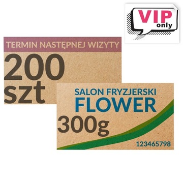 WIZYTÓWKI ECO 200 szt. 2str Z GOTOWEGO PROJEKTU PAPIER KRAFT 300g