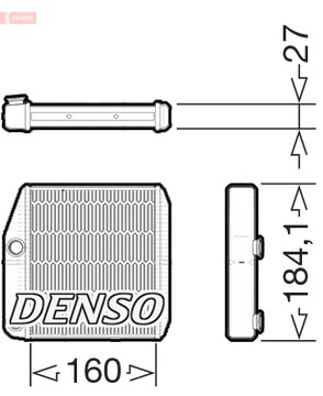 DENSO RADIÁTOR DRR09076