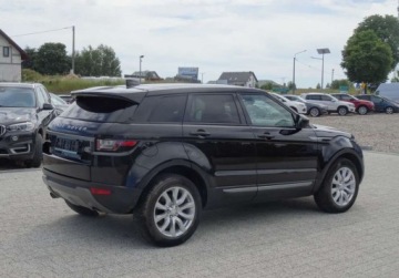 Land Rover Range Rover Evoque I SUV 5d Facelifting 2.0D TD4 180KM 2016 Land Rover Range Rover Evoque 2.0D 180KM Automat Skora 4x4 Alu Serwis Bezw, zdjęcie 13