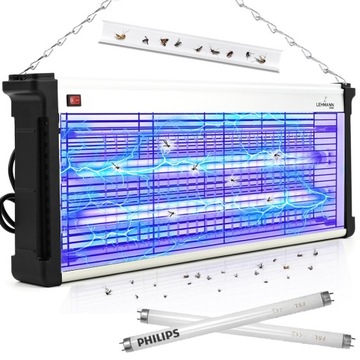 LAMPA OWADOBÓJCZA NA KOMARY MUCHY OWADY UV PHILIPS PUŁAPKA ELEKTRYCZNA