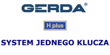 СИСТЕМА С ОДНИМ КЛЮЧОМ GERDA H PLUS ЦИЛИНДРОВЫЙ ЗАМОК РИМОВЫЙ ЗАМОК