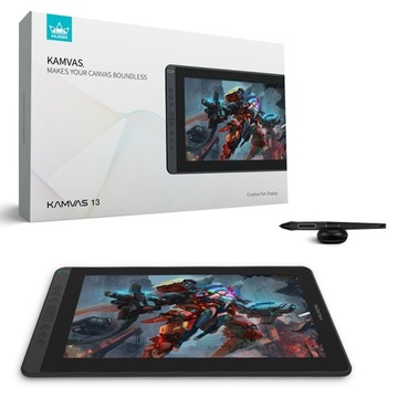 Графический планшет HUION Kamvas 13 фиолетовый