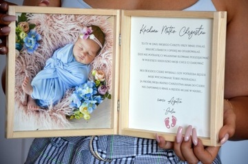Podziękowanie dla chrzestnych/skrzyneczka zdjęcie1
