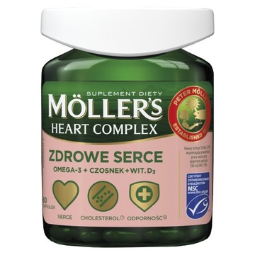 ZDROWE SERCE OMEGA- 3 +CZOSNEK MOLLERS COMPLEX