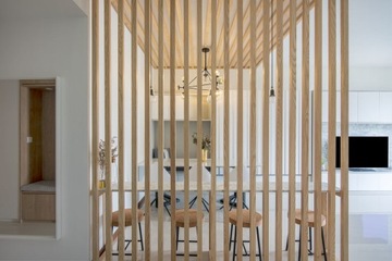 Длинные ламели 340см, ажурная перегородка - 1 шт.