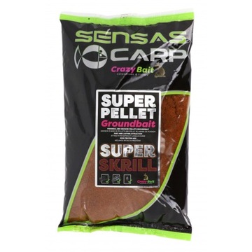 Zanęta Sensas Super Pellet Groundbait Super Krill 1kg