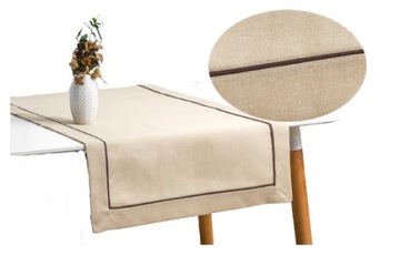 BIEŻNIK na stół gładki matowy CAPPUCCINO 40x160