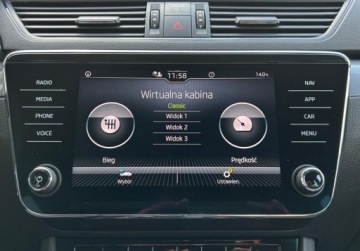 Skoda Superb III Kombi Facelifting 2.0 TDI SCR 150KM 2022 Skoda Superb podgrz. fotele, FV23, GPS, Tempomat, Virtual, Indukcyjna lado, zdjęcie 32