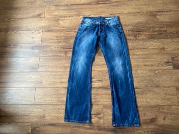 TOMMY HILFIGER ROGAR BOOTCUT SPODNIE JEANS 30/34