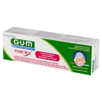 GUM Pasta Paroex do zębów intensywne działanie 0,12%CHX 75ml