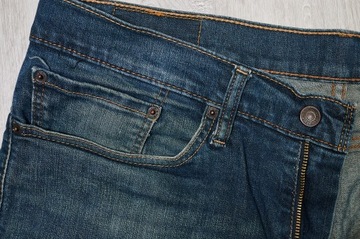 LEVIS 514 JEANS spodnie męskie granatowe PREMIUM 34/36 pas 90