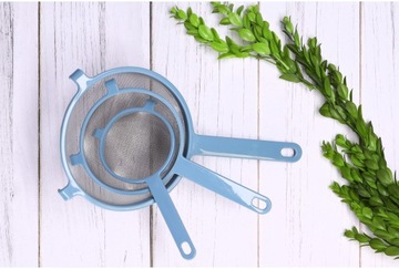 Сито кухонное, сито для муки с ручкой, 3 шт.