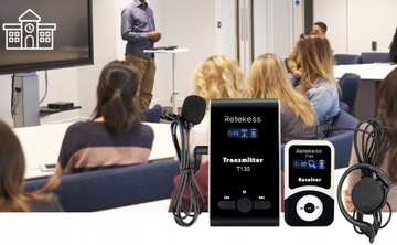 Беспроводная система экскурсовода Retekess T130-T131, система аудиогида