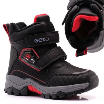 BUTY ZIMOWE CHŁOPIĘCE ŚNIEGOWCE KOZAKI GETO 203 28