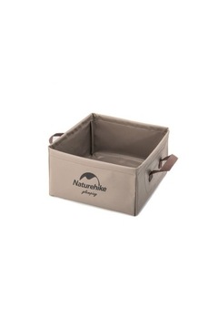 Zlew Składany Naturehike Square Bucket 13 L NH19SJ007 - Light Brown