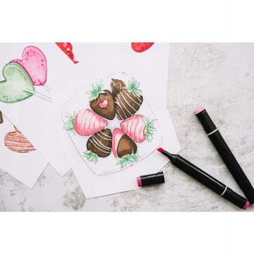 МАРКЕРЫ ДВУХСТОРОННИЕ, МАСЛЯНАЯ РУЧКА 168 ШТ. + СУМКА