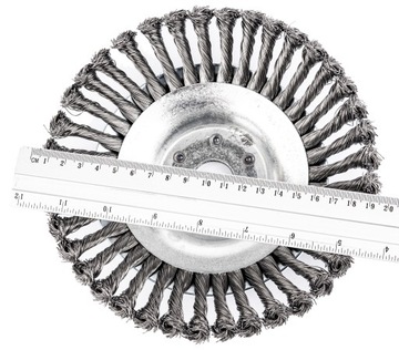 ПРОВОЛОЧНАЯ ЩЕТКА ДЛЯ БЕНЗИНОВОГО МАСЛА МАСЛЯНАЯ ГОЛОВКА 200 мм 25,4 ММ