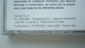 Руководство по ремонту Lancia Thesis на компакт-диске Lancia Thesis 03/2002 руководство по ремонту