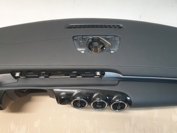 ПАНЕЛЬ КОНСОЛИ MERCEDES W177 AMG КОЖА БЕЛАЯ РЕЗЬБА