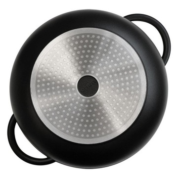 Patelnia granitowa wok 32 cm z pokrywką GRANDE /Orion