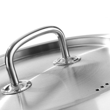 Кастрюля из нержавеющей стали с крышкой 4,7 л Hendi 837207