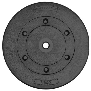 Obciążenie bitumiczne 20 kg talerz kompozytowy 27mm cementowe