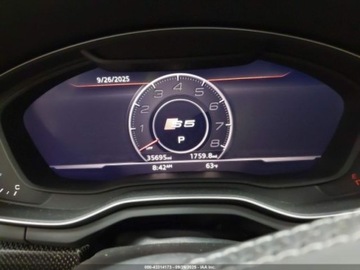 Audi A5 F5 S5 Sportback 3.0 TFSI 354KM 2018 Audi S5 Coupe 3.0T Premium Plus 2018 3.0 Benzyna 354KM, zdjęcie 11