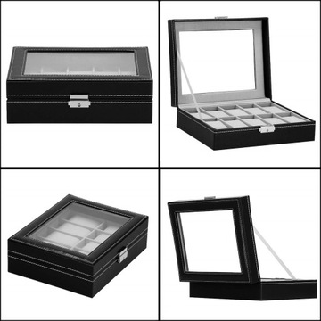 ОРГАНАЙЗЕР ДЛЯ ЧАСОВ, 10 шт., JEWELRY BOX, ELEGANT BOX