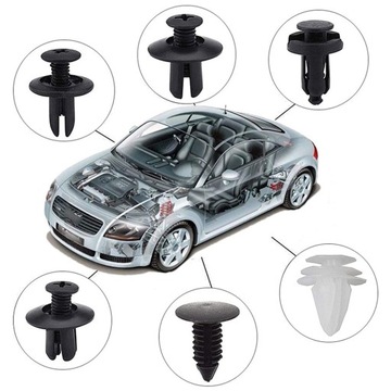 АВТОМОБИЛЬНЫЕ ЗАЖИМЫ, ЗАЖИМЫ ДЛЯ ОБИВКИ, ШПИЛЬКИ, 100 шт.