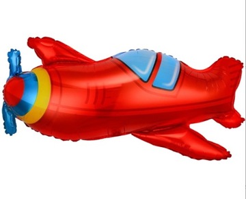BALON FOLIOWY SAMOLOT NA URODZINY HEL 96x80 cm