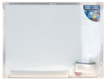 МАГНИТНАЯ ДОСКА ДЛЯ СУХОГО СТИРАНИЯ, БЕЛАЯ 60x45 см
