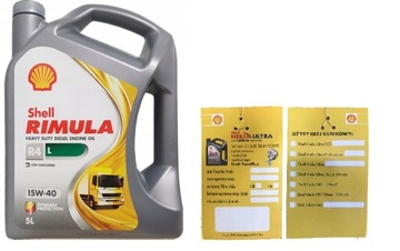 OLEJ SILNIKOWY 4L SHELL RIMULA R4L