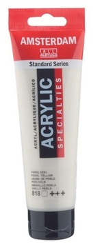 Farba akrylowa AMSTERDAM TALENS 120ml. - Pearl Yellow 818