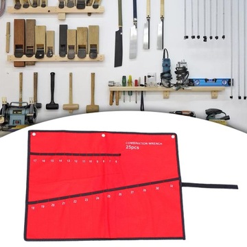 Сумка для ключей. Простота в использовании. Прочный сворачивающийся органайзер для сумок для инструментов. 25 карманов
