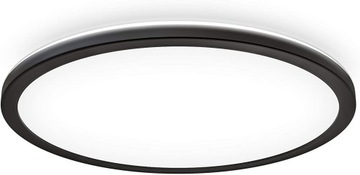 LAMPA SUFITOWA - PŁASKI PALFON LED 22W - barwa NEUTRALNA - SALON - KUCHNIA