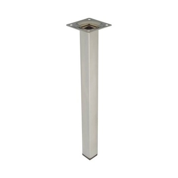 Noga meblowa kwadratowa 30cm chrom
