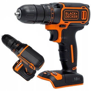 Black Decker Wiertarko wkrętarka akumulatorowa BDCDC18 18V 30Nm body
