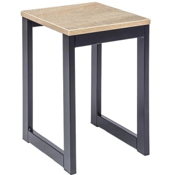 Taboret 45 cm LOFT CZARNY Kolory Stół Taborety