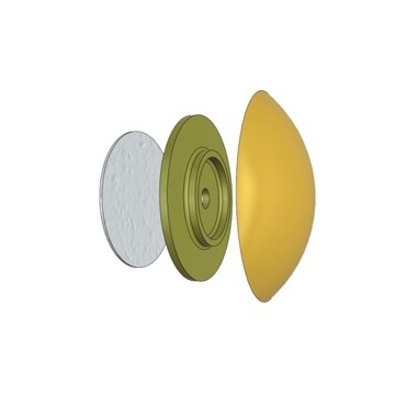 САМОКЛЕЯЩИЙСЯ ДВЕРНОЙ БАМПЕР ДЛЯ СТЕН 4 СМ