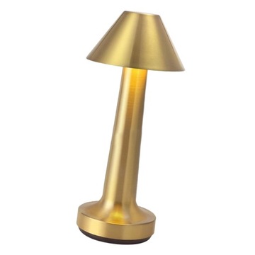 Metalowa lampa biurkowa LED w kształcie grzyb