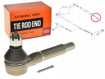 555 Наконечник рулевой тяги L подходит для: NISSAN PATROL GR V