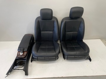 FOTELE TAPICERKA GRZANE WENTYLACJA LISTWY AMBIENTE MERCEDES W221 KOMPLET