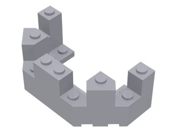 LEGO 6066 Wieża zamkowa Mur J.szary LBG 1szt