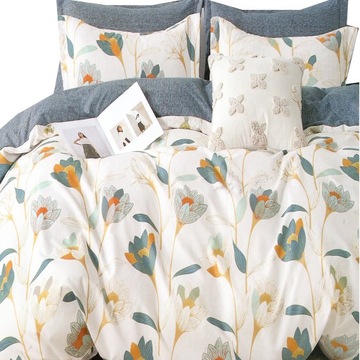 POŚCIEL FLANELA 200x220 + 2 POSZEWKI 70x80 BAWEŁNA KOMPLET WALENTYNKI