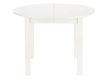 Раздвижной круглый белый кухонный стол для гостиной, столовой, МДФ HARRY