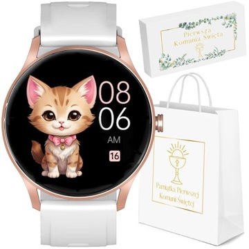 Zegarek SMARTWATCH Gravity PREZENT na Komunię dla dziewczynki Z ROZMOWAMI