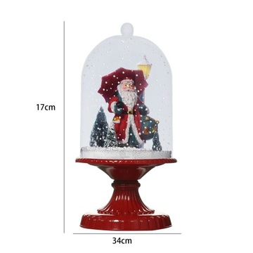 Музыкальный световой фонарь Портативная рождественская музыкальная сцена