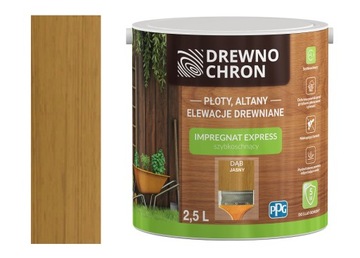 DREWNOCHRON ПРОМПРЕГНАТ ЭКСПРЕСС ДЛЯ ДЕРЕВА СВЕТЛЫЙ ДУБ 2,5л