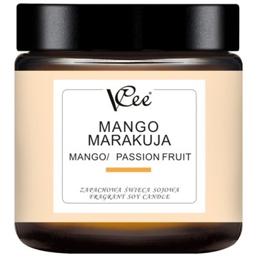 Ароматическая свеча соевая Mango Maracuja Vcee 100 мл