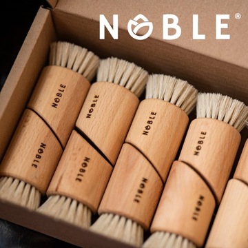 Сухая массажная щетка для лица Нежный лимфодренаж NOBLE